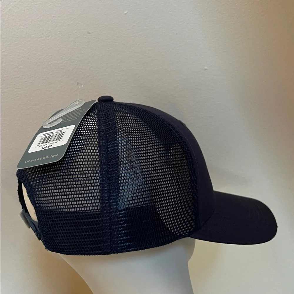 Life Is Good Dark Blue Trucker Hat